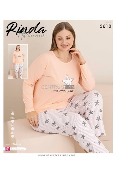 Piżama damska Turecka (XL-4XL) 1