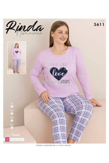 Piżama damska Turecka (XL-4XL) 1