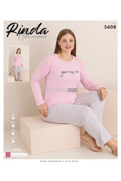 Piżama damska Turecka (XL-4XL) 5608