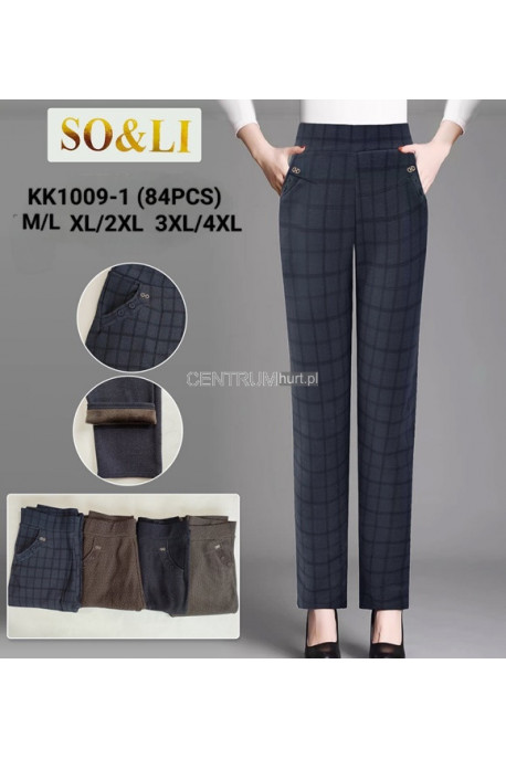 Spodnie damskie ocieplane (4XL-9XL) 1