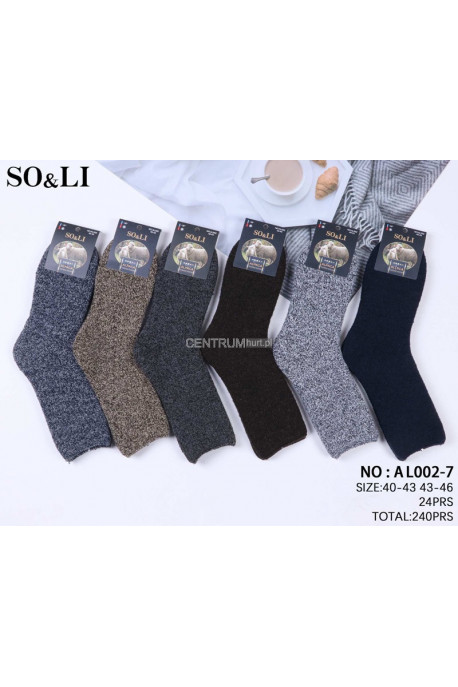 Skarpety męskie alpaki (40-46) 1