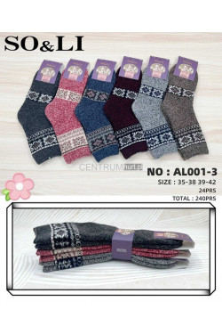 Skarpety damskie Alpaka (35-42) AL001-3
