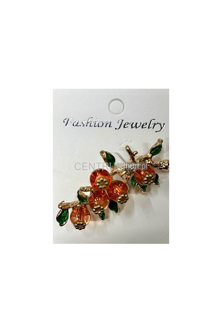 Piękna broszka koniczynka