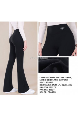 Spodnie damskie ocieplane (S-2XL) FG5517