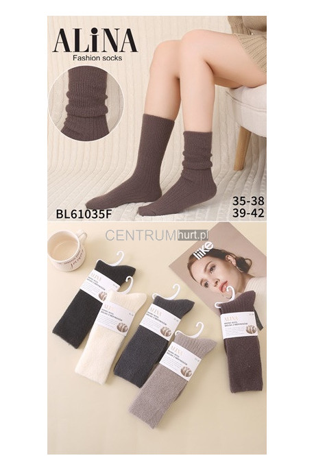Skarpety damskie angora (35-42) 1