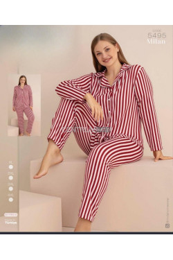 Piżama damska Turecka (XL-4XL) 5495