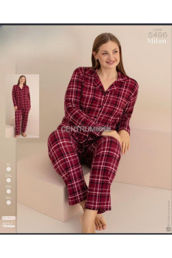 Piżama damska Turecka (XL-4XL) 5496