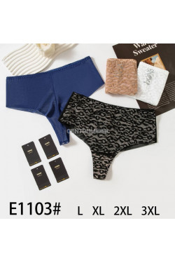 Majtki damskie (L-3XL) E1103