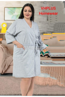 Szlafrok damski Turecki (XL-4XL) 6790