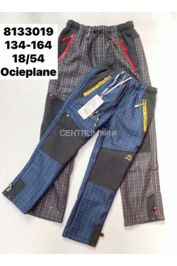Spodnie chłopięce ocieplane (134-164) 3019
