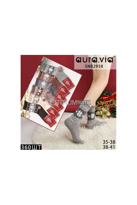 Skarpety damskie AURA.VIA (35-41) NZP2796