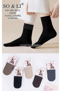 Skarpety damskie thermo (35-42) QM-8012