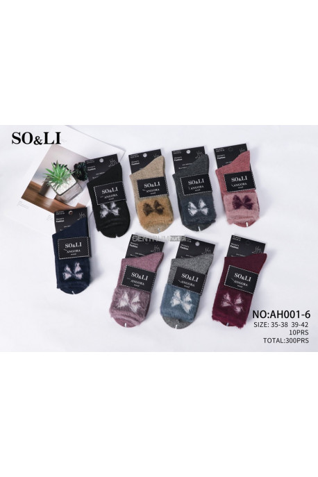 Skarpety damskie angora (35-42) 1