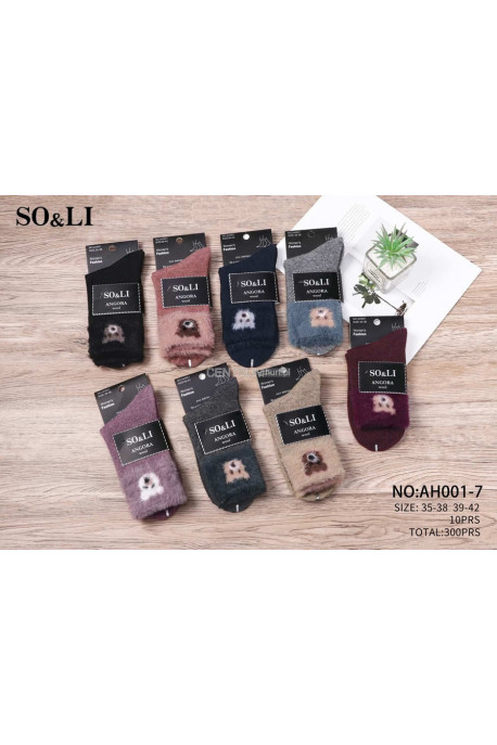 Skarpety damskie angora (35-42) 1