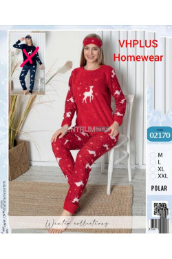 Piżama damska polar Turecka (M-2XL) 02170