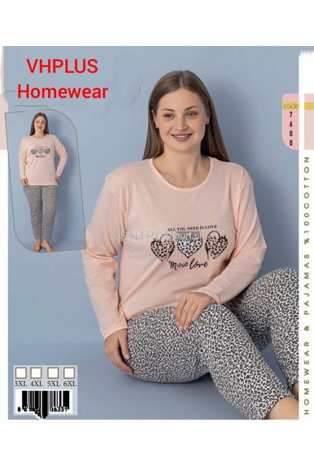 Piżama damska Turecka (L-2XL) 1