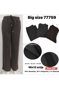 Spodnie damskie ocieplane (3XL-6XL) 77759