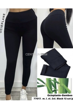 Legginsy damskie ocieplane (M-2XL) 77017
