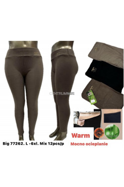 Legginsy damskie ocieplane (L-6XL) 77262