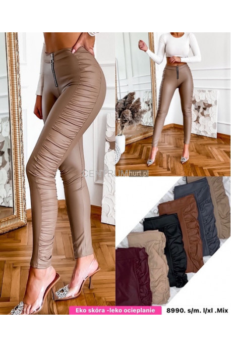 Legginsy damskie ocieplane (S-2XL) 1