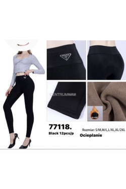 Legginsy damskie ocieplane (S-2XL) 77118