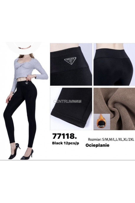 Legginsy damskie ocieplane (S-2XL) 1