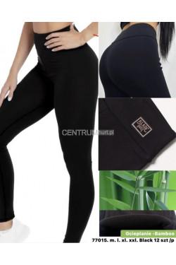 Legginsy damskie ocieplane (M-2XL) 77015