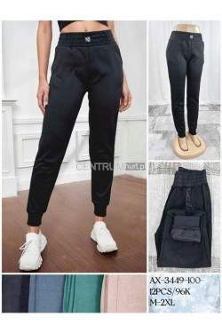 Spodnie damskie ocieplane (M-2XL) AX-3449