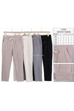 Spodnie damskie ocieplane (M-4XL) H-2520