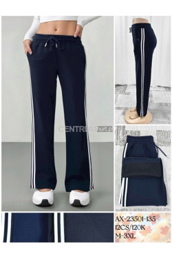 Spodnie damskie ocieplane (M-3XL) AX-23501