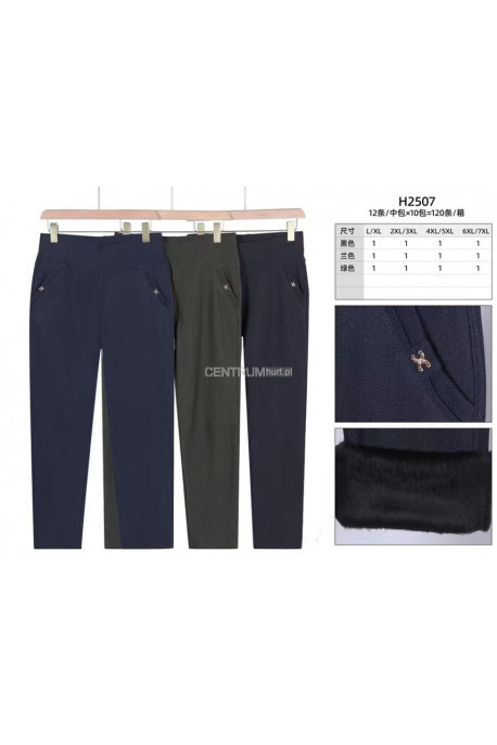 Spodnie damskie ocieplane (2XL-6XL) 1