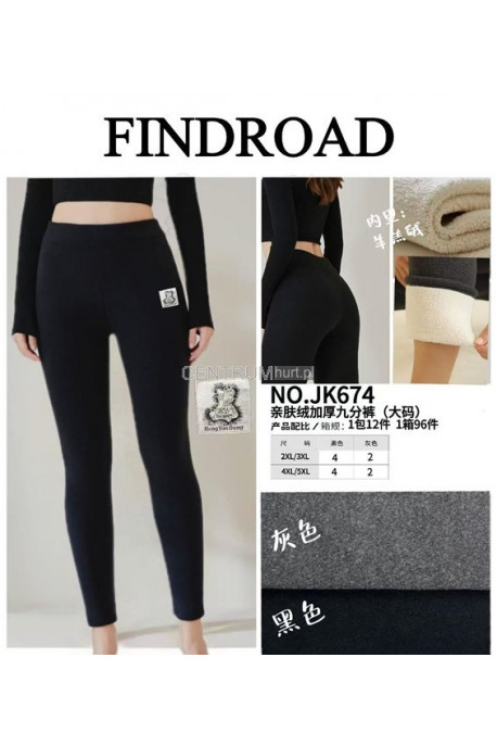 Leginsy damskie ocieplane (S-XL) 1