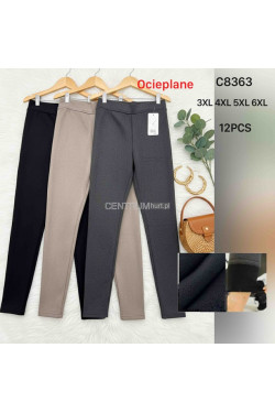 Leginsy damskie ocieplane (3XL-6XL) C8363