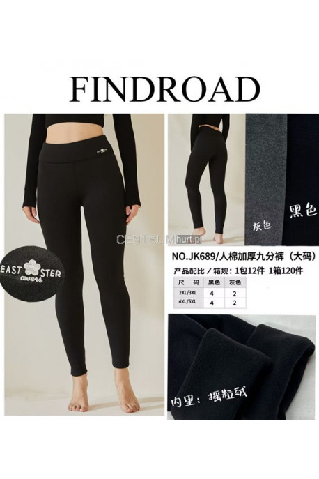 Leginsy damskie ocieplane (3XL-6XL) 1