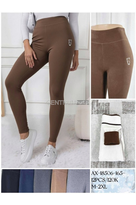 Leginsy damskie ocieplane (S-XL) 1