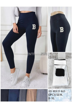 Leginsy damskie ocieplane (S-XL) AX-18505