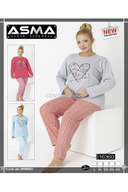 Piżama damska ocieplana Turecka (L-4XL) 16360