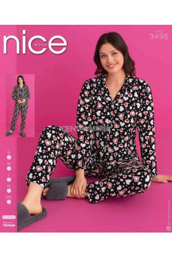 Piżama damska Turecka (S-2XL) 3495