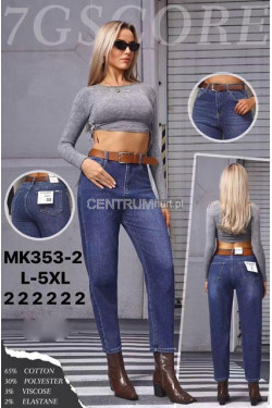 Jeansy damskie (L-5XL) MK353-2