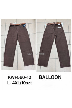 Jeansy damskie (L-4XL) KWF560-10