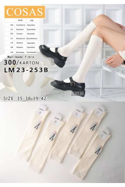 Podkolanówki damskie (35-42) LM23-253B