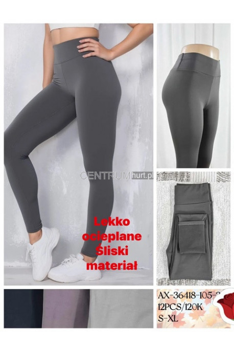 Leginsy damskie ocieplane (S-XL) 1