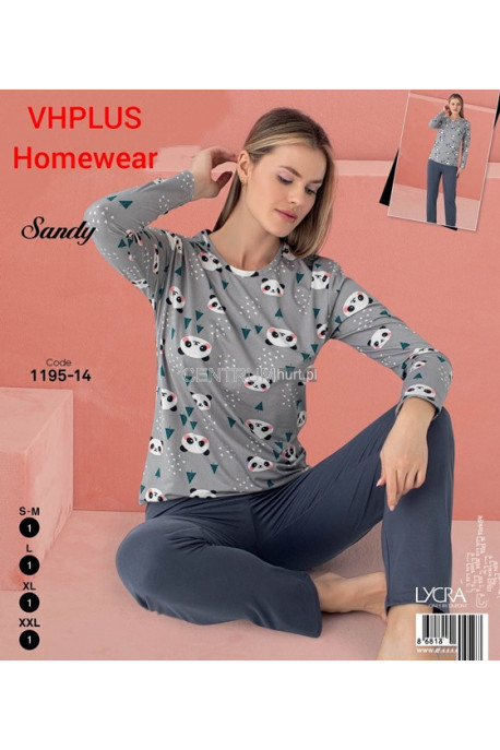 Piżama damska wiskozy (2XL-4XL) 1