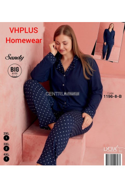 Piżama damska wiskozy (2XL-4XL) 1196-8