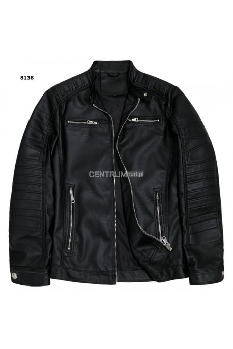 Kurtka skórzana męska (M-2XL) 1