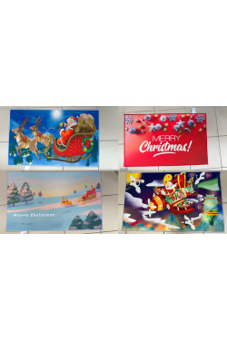 Świąteczny dywanik (50x80cm) 9128