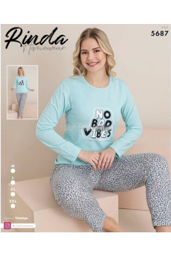 Piżama damska Turecka (M-2XL) 5687