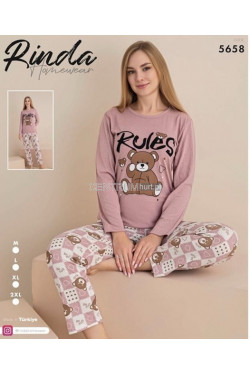 Piżama damska Turecka (M-2XL) 5658