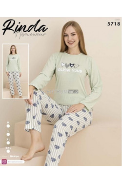 Piżama damska Turecka (M-2XL) 5718