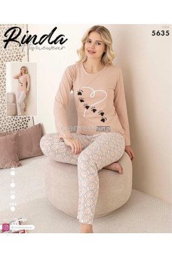 Piżama damska Turecka (M-2XL) 5635